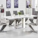Monton Extendable Dining Table Large In White High Gloss