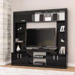 Lincoln Modern Entertainment Unit In Black With Storage