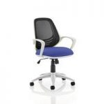 Haydon Office Chair In Serene With White Frame