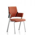 Cooper Visitor Office Chair In Tan Bonded Leather