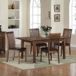 Melania Extendable Dining Table In Solid Acacia With 6 Chairs