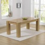 Carnell Wooden Large Dining Table Rectangular In Solid Oak