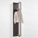 Canelo Wall Mounted Coat Rack In Lava And Sand Oak