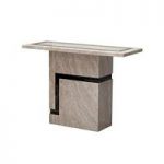 Brooke Contemporary Rectangular Marble Console Table