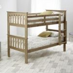 Katie Wooden Bunk Bed In Lacquered Pine