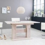 Sophia Extendable Wooden Dining Table In Sorrento Oak