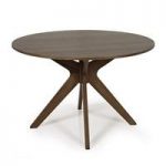 Rosalyn Wooden Dining Table Round In Walnut