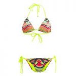 Rip Curl 2 Pieces White Triangle Swimsuit Tribal Myth Tri Set