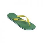 Ipanema Green and Yellow Flip-flops Men Classica Brasil III