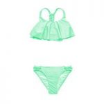 Seafolly Green Swimsuit Children Pool Party Frill