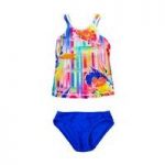 Seafolly Multicolor Swimsuit Children Summer Daze Racer Singlet