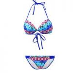 Lolita Angels 2 Pieces Multicolor C Cup Balconnet Swimsuit Playa Link PamPam Blu