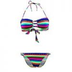 Lolita Angels 2 Pieces Multicolor Bandeau Swimsuit Rio Charm Acapulco Smile