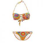 Lolita Angels 2 Pieces Multicolor Bandeau Swimsuit Rio Charm Sunny