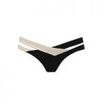 Moeva Black and White Panties Swimsuit Celia