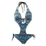 Emmatika Blue Trikini Swimsuit Joy Blue Tiki