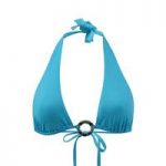 Emmatika Turquoise Triangle Swimsuit Solid Cianico Zago