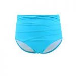 Emmatika Turquoise High Waisted Panties Swimsuit Solid Cianico Swinga