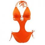 Emmatika Orange Trikini Swimsuit Solid Naranja Tiki