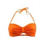 Emmatika Orange Balconnet Swimsuit Solid Naranja Devo