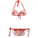 Dag Adom 2 pieces Coraux Red and White Triangle Swimsuit