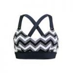 Seafolly Black And White Active Bralette Horizon Luxe