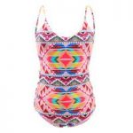 Billabong 1 Piece Multicolored Swimsuit Tribe Time