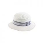 Soway Beachwear White and Grey Hat Small Edge