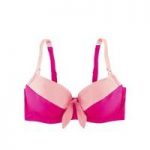 Marie Meili Pink Balconnet Swimsuit Top Avalon Wire Bra