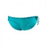 Seafolly Turquoise panties swimsuit Bottom Shimmer Drawstring Hispter