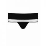 Huit Black panties swimsuit Bottom Reverse Sunset Stripes
