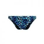 Juicy Couture Blue panties Swimsuit Bottom Flirt Regeot Leopard