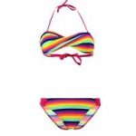 Creole Multicolor Bandeau Bikini 2 piece swimsuit Sunshine