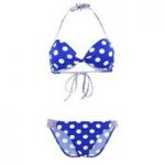Lolita Angels 2 piece Blue Ocean Neck Push Up Swimsuit Link Pop’s