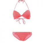 Lolita Angels 2 piece Neon Coral Neck Push Up swimsuit Little Fun