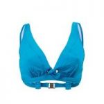 Livia Blue Triangle Swimsuit Top Ann Barbuda