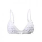 Seafolly White Triangle swimsuit Top About Mesh