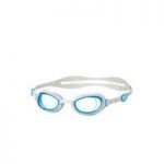 Speedo White and Blue Woman swimming Goggles Aquapure