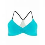 L*Space Turquoise Bra Swimsuit Color Block Wild One Reversible