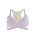 L*Space Purple Bra Swimsuit Sweet and Chic Joey Wrap