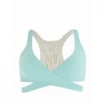 L*Space Blue Bra Swimsuit Sweet and Chic Joey wrap
