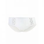 Seafolly Blanc Swimsuit Panties Retro Mesh About