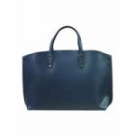 Carla Bikini Navy Blue Leather Bag Aviles