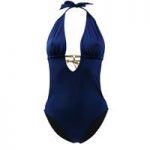 Trikini Swimsuit Banana Moon Sparkling Sketch Navy Blue