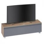 Stella Wooden TV Stand In Light Oak And Grey Acoustic