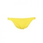 Seafolly Yellow Tanga Swimsuit Bottom Shimmer Brazilian Pant