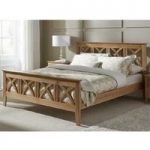 Natalia Contemporary Wooden Bed In American White Oak