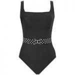 1 Piece Swimsuit Miraclesuit Solid Black Belterra