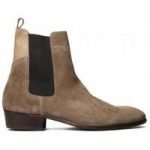 Watts Suede Taupe Chelsea Boot