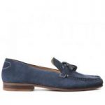 Bernini Suede Navy Loafer